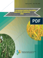 Statistik Tanaman Padi Dan Palawija Kabupaten Mamuju 2018