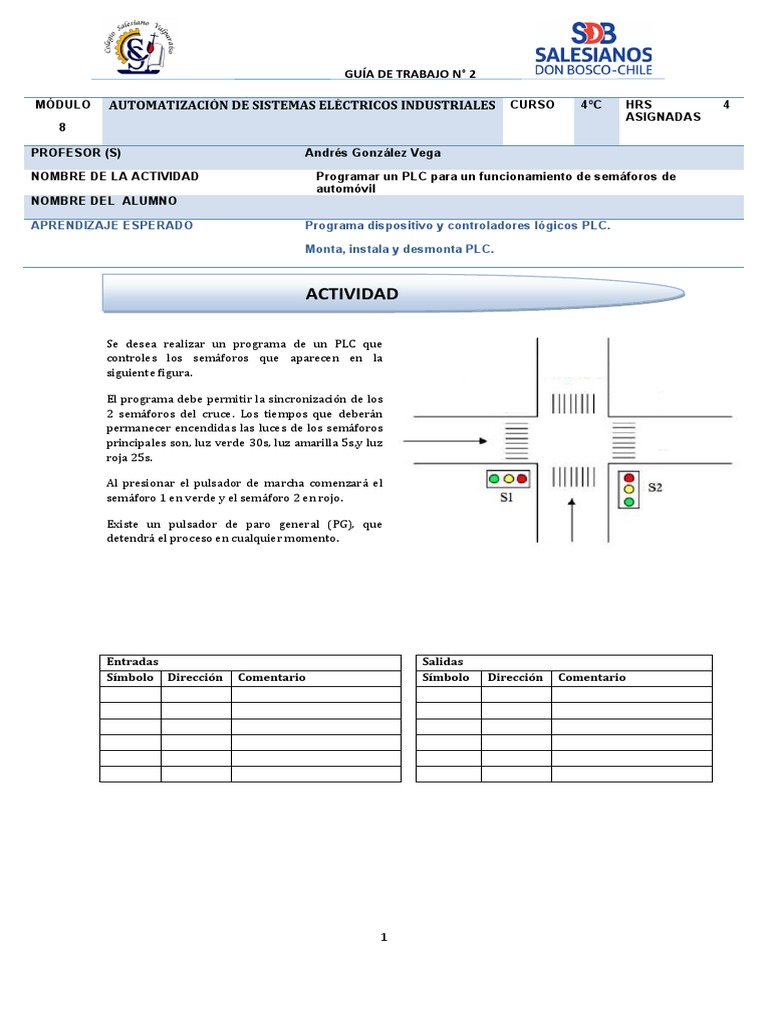 Guia Practica Plc 2 Pdf Controlador Lógico Programable Automatización