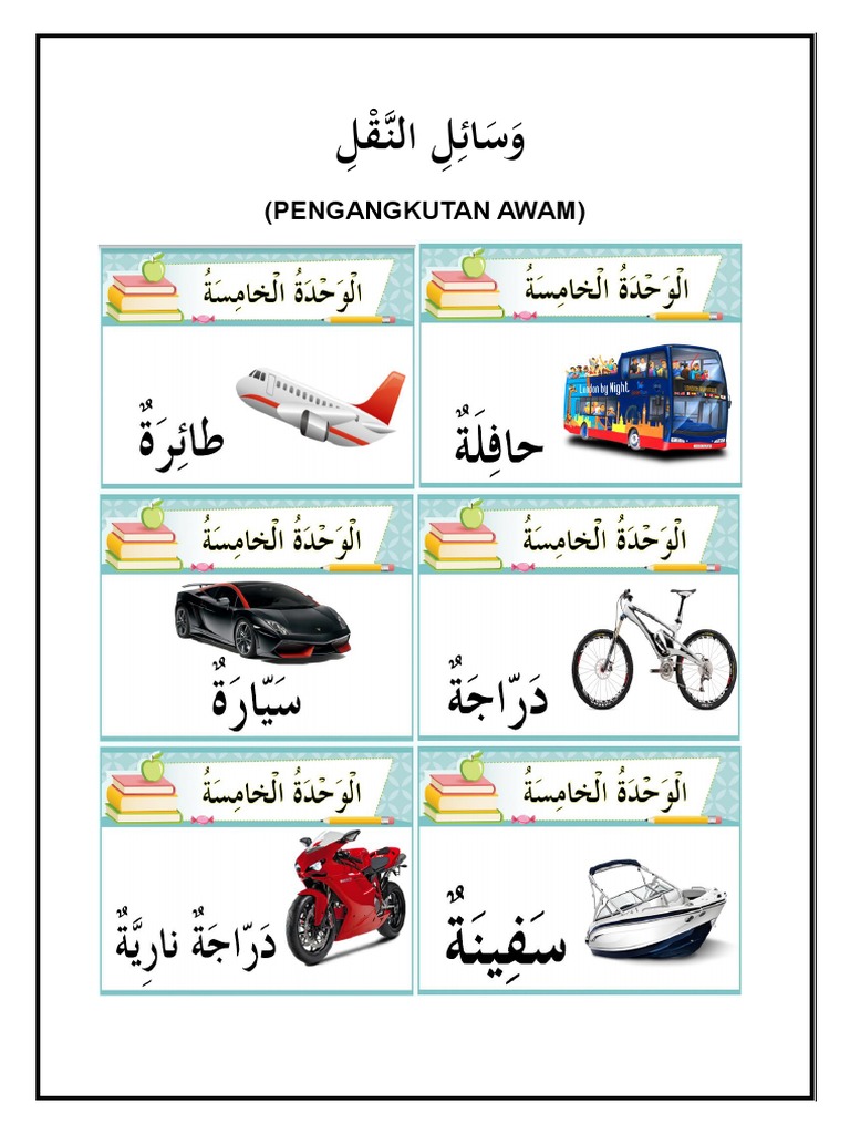 Board Kelas Bahasa Arab | PDF