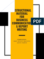 Engl 2043 Business Communication and Report Writing 1