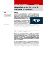 BCN Impacto Del Aumento Del Costo de Fletes Maritimos en La Economia REV YG Rev HCT