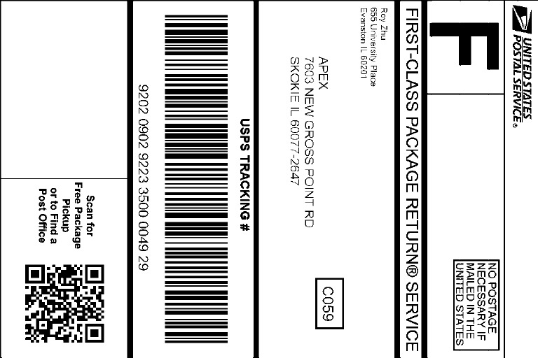 IPad Shipping Label PDF