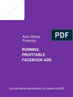 Running Profitable Facebook Ads