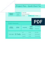 PMP03 Simple Project Plan - Gantt Chart