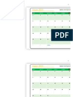 Calendario Mayo 2023 para Imprimir - Descarga en Excel y PDF