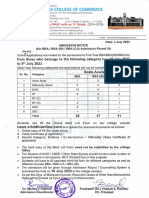 NOTICE Online Merit Applications Are Invited For FY BBA BBA IB BBA CA Admission Round III Dt. 03.07.2023