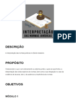 Interpretação Das Normas Jurídicas