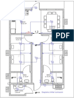 Casa Modelo-Diagra Unifilar Iluminación