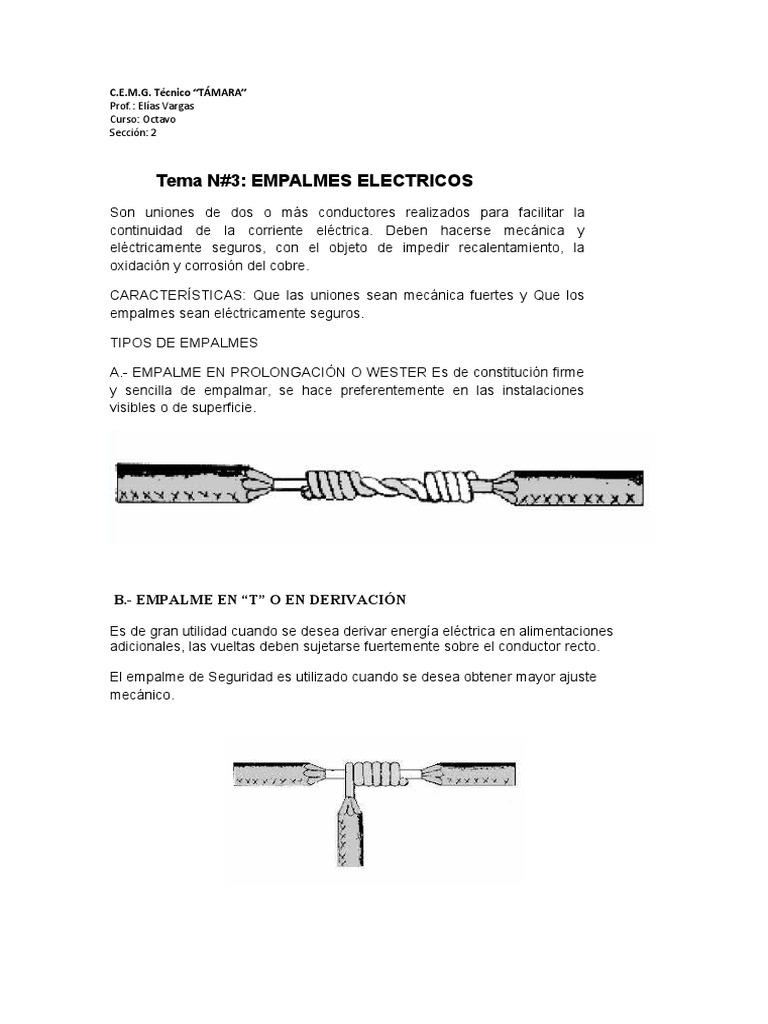 tipos-y-seguridad-en-empalmes-el-ctricos-pdf-aislador-electricidad