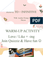 U13.Have To Infinitive