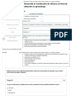 Examen - (AAB02) Cuestionario 1 - Desarrolle El Cuestionario de Refuerzo en Línea de Las Unidades 6 y 7 y Retroalimente Su Aprendizaje