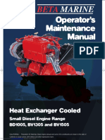 Beta Marine BV1305 Operation and Maintenance Manual