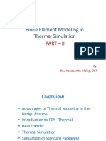 Finite Element Modeling in Thermal Simulation - Part 1