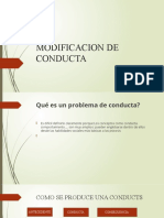 Modificacion de Conducta