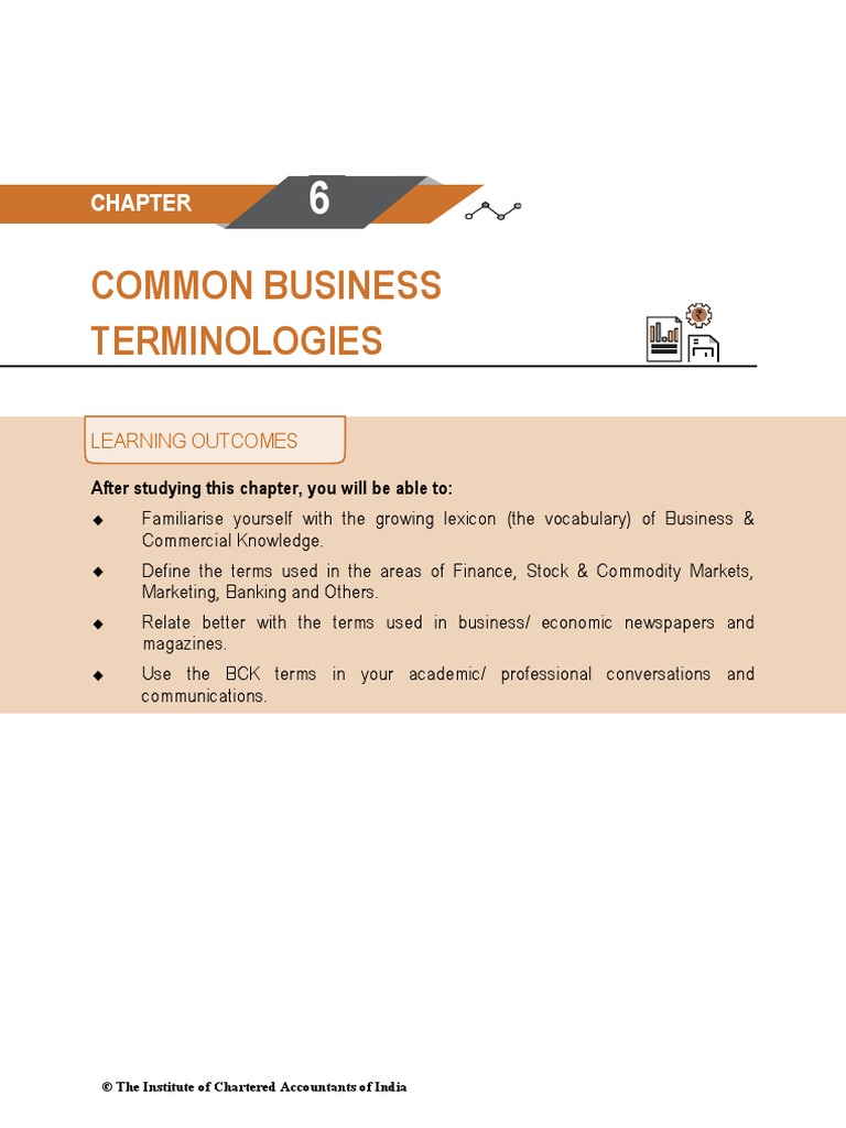 Terminology PDF Stocks Securities (Finance)