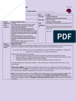 2023 - HSC English Standard - Assessment #2 - Analytical Response (Module B - Close Study of Literature)