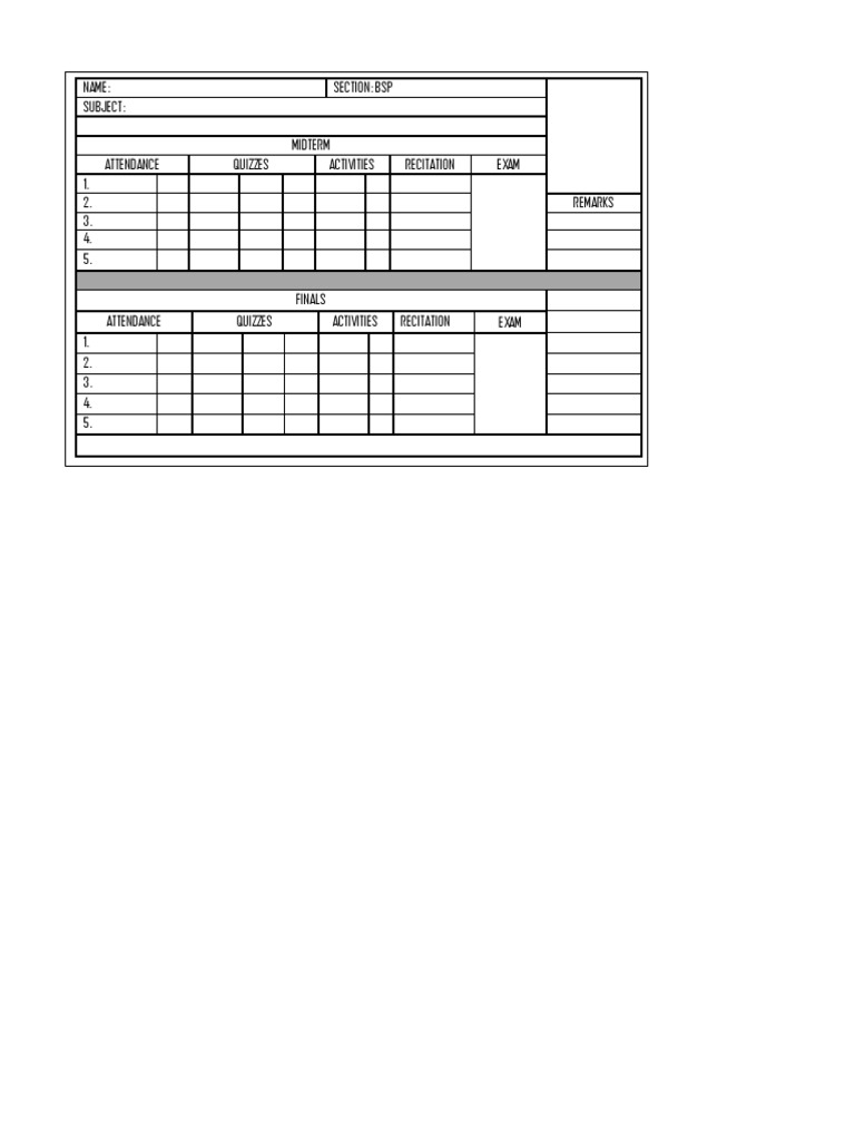Print Index Card | PDF