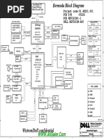 Dell Inspiron 640M Wistron Bermuda 05224 91.4E201.001 Rev A00 Schematics