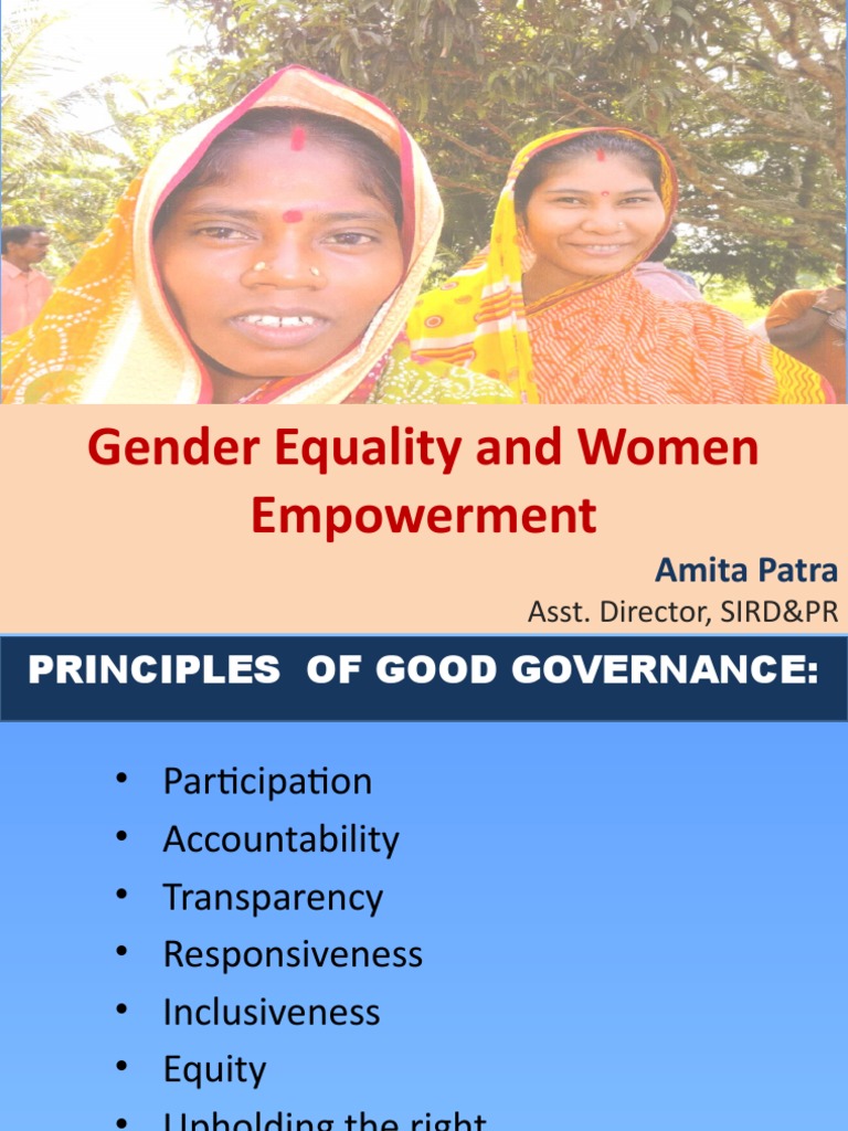 Gender Equality and Women's Empowerment | PDF | Empowerment