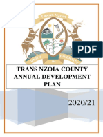 Revised Trans Nzoia County Annual Development Pla Adp 2020 2021