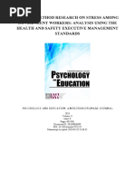 A Mixed-Method Research On Stress Among Government Workers: Analysis Using The Health and Safety Executive Management Standards