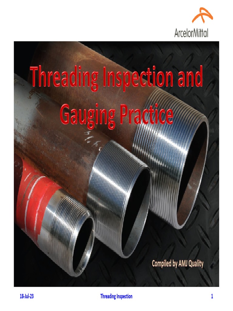 Thread Inspection | PDF | Casing (Borehole) | Pipe (Fluid Conveyance)