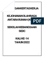 Cadangankertaskerja Kejohananolahraga Antararumah (Koar) Sekolahkebangsaan Sedc KALIKE-14 TAHUN2022