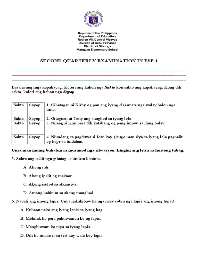 Esp Q2 | PDF