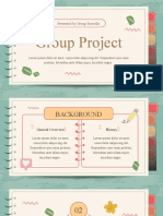 Green Yellow Aesthetic Cute Notebook Group Project Presentation