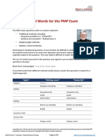 PMP Exam SignalWords