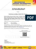 Pengumuman Pembekalan Sertifikasi Mikrotik MTCNA Prodi Ilmu Komputer (17 Juli 2023)