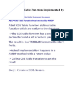 SAP HANA - CDS - EXPLICATION - ABAP - Call CDS From ABAP Table Function Implemented by AMDP