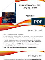 Programmation Web HTML Partie 1