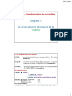 Partie II Transformation de La Matière - MPSI