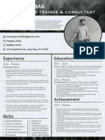 White Green Modern Professional Resume