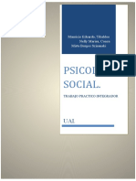 Trabajo Practico Integrador Psicologia Social