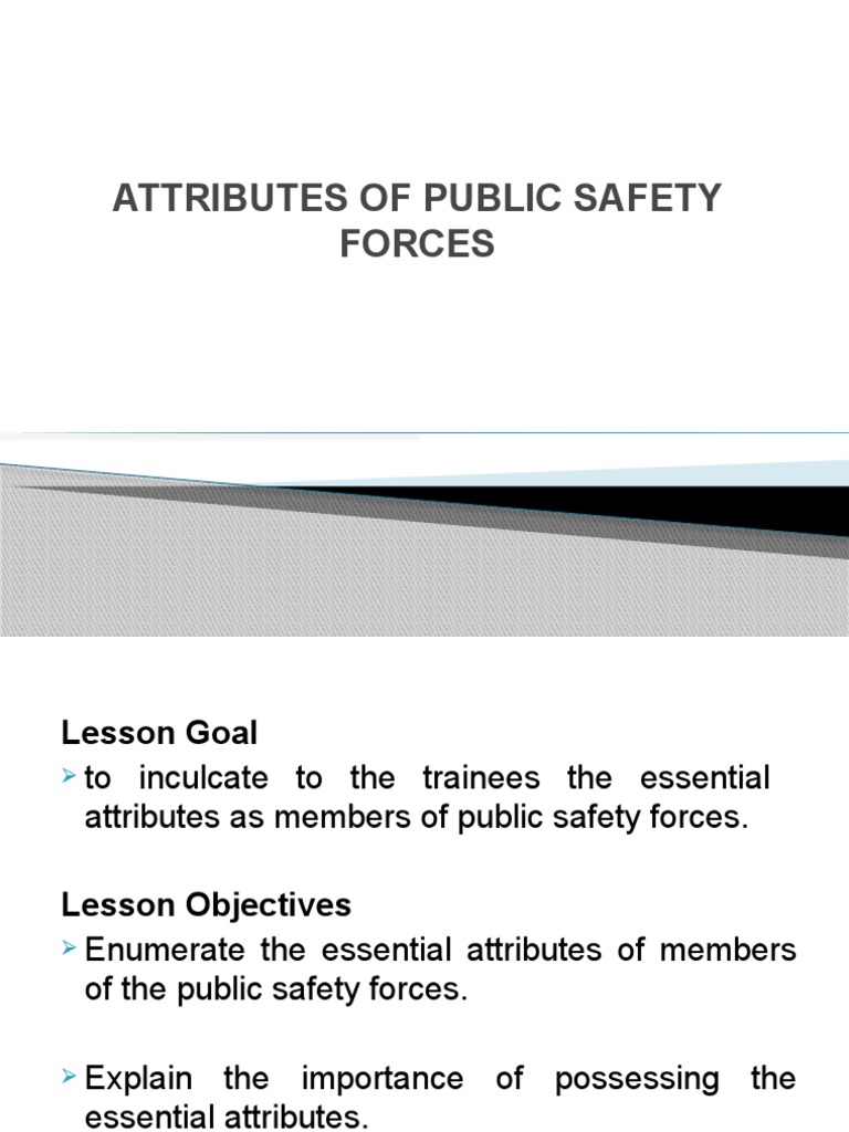 PNP Public Safety Forces (PSF) | PDF