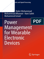Power Management For Wearable Electronic Devices Dima Kilani