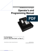 Operator's and Programming Manual: For Fast Startup, See The "Quick Start Guide" On Page 13
