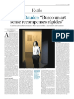 Patrícia Dauder: "Busco Un Art Sense Recompenses Ràpides"