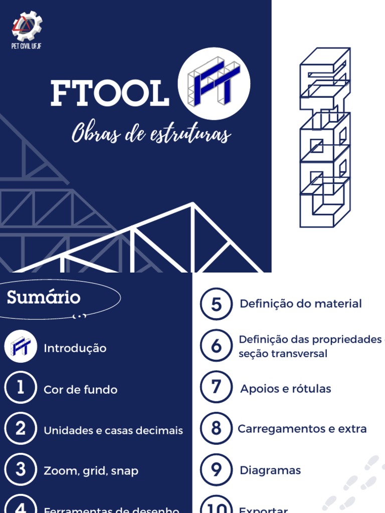 Guia Prático para Uso do Ftool | PDF | Flexão (Física) | Faca