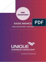 Saudi-Aramco Mega Recruitment Campaign