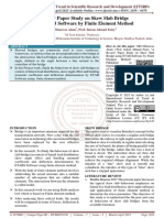 A Review Paper Study On Skew Slab Bridge Using ETAB Software by Finite Element Method