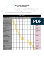 Cronograma Rsu - Fisicoquímica