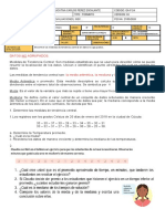 Guía 4. Estadística, Grado 8°