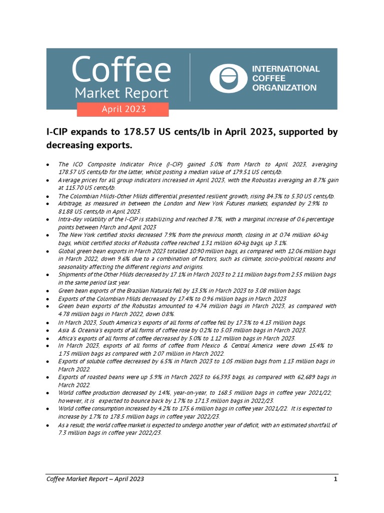 CMR 0423 e PDF Coffee Futures Contract