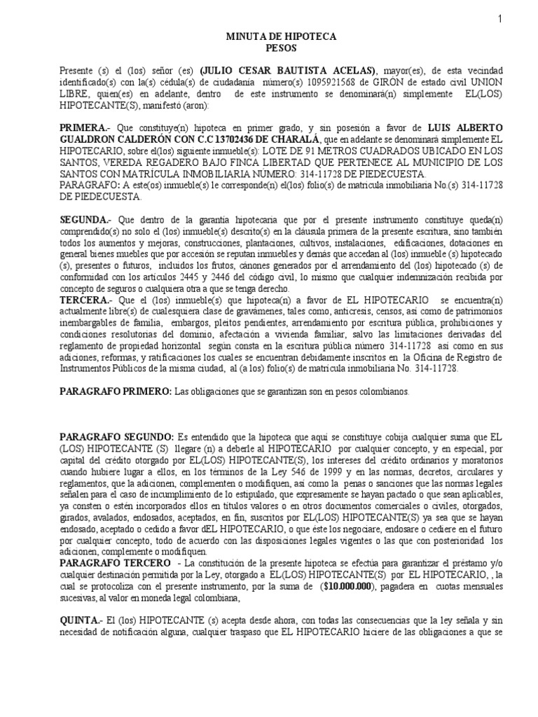 Hipoteca De 30000 Euros A 20 A Os