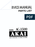 AKAI - AC-3500L - Service Manual