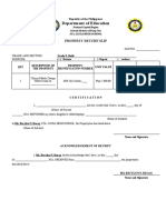 ILOILO Property Return Slip For Parent 1