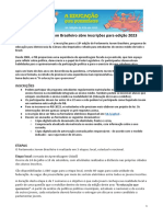 Release - Parlamento Jovem Brasileiro Abre Inscrições para Edição 2023